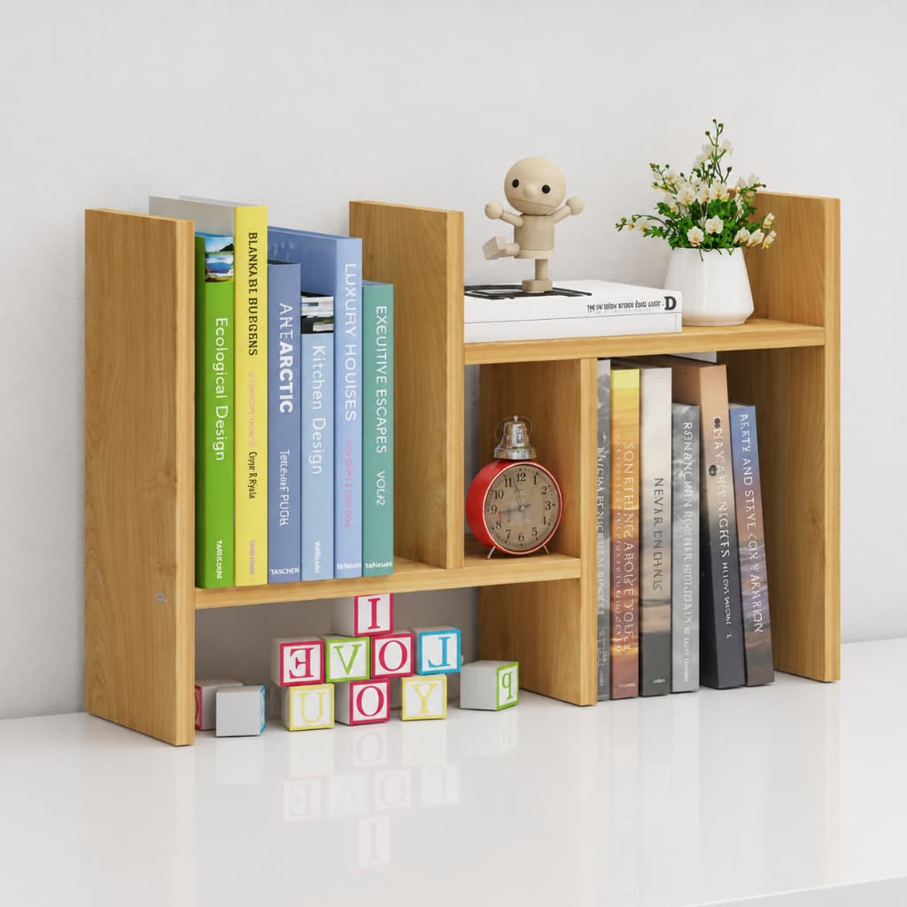 Kệ sách để bàn mini nhỏ gọn, trang trí bàn làm việc mẫu LUX20