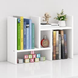 Kệ sách để bàn mini nhỏ gọn, trang trí bàn làm việc mẫu LUX20 2