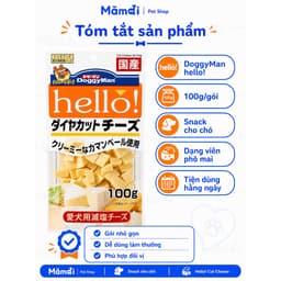 Bánh Thưởng Phô Mai Viên DoggyMan Hello 100g/195g Cho Chó | Snack Phô Mai Mềm Dễ Ăn, Bổ Sung Canxi 7