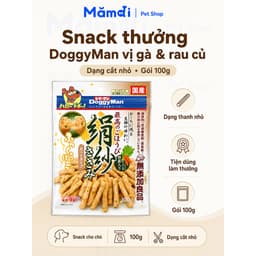 Snack Cho Chó DoggyMan Doggy's Restaurant 95g | Thịt Gà, Ức Gà, Gan Gà, Rau Củ Mềm Thưởng Huấn Luyện 2