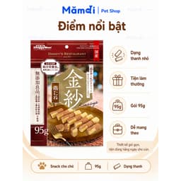 Snack Cho Chó DoggyMan Doggy's Restaurant 95g | Thịt Gà, Ức Gà, Gan Gà, Rau Củ Mềm Thưởng Huấn Luyện 8