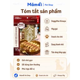 Snack Cho Chó DoggyMan Doggy's Restaurant 95g | Thịt Gà, Ức Gà, Gan Gà, Rau Củ Mềm Thưởng Huấn Luyện 5