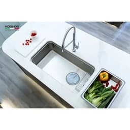 CHẬU RỬA BÁT 1 HỐ NOBINOX NOVA A282M | MẪU MỚI NHẤT 2026 6
