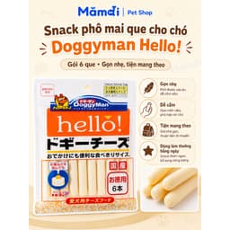 Phô Mai Que DoggyMan Hello Cho Chó 6&17 Thanh | Snack Phô Mai Mềm Dẻo, Bổ Sung Canxi, Hàng Nhật Bản 6