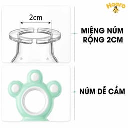 Túi nhai silicon Misuta cho bé ăn dặm chống hóc cao cấp 2