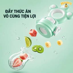 Túi nhai silicon Misuta cho bé ăn dặm chống hóc cao cấp 6