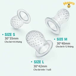 Túi nhai silicon Misuta cho bé ăn dặm chống hóc cao cấp 5