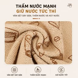 Khăn Lau Bếp Đa Năng Kháng Khuẩn,Cuộn Khăn Siêu Thấm Hút Dầu Mỡ, Không Xơ Vải, Tái Sử Dụng 8