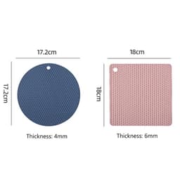 Miếng lót silicon cách nhiệt cao cấp, lót xong nồi nhà bếp, tấm lót chống xước bếp chịu nhiệt 9
