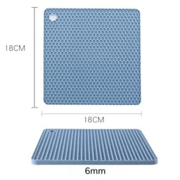 Miếng lót silicon cách nhiệt cao cấp, lót xong nồi nhà bếp, tấm lót chống xước bếp chịu nhiệt 8