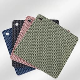 Miếng lót silicon cách nhiệt cao cấp, lót xong nồi nhà bếp, tấm lót chống xước bếp chịu nhiệt 2