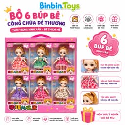 Hộp Búp bê công chúa mini dễ thương cho bé gái sưu tầm 1