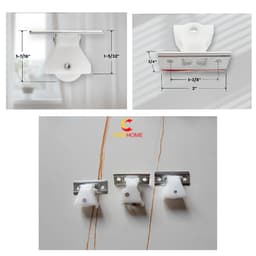 Ròng Rọc/Khoá Rèm Tr/Khoá Ròng Rọc Dây Kéo/Khoá Bánh Xe Dây Kéo Rèm 8