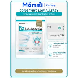 Bánh Gặm Chăm Sóc Răng Dr.Healmedix RX Scaling Chew 150g Cho Chó | Snack Nhai Hỗ Trợ Giảm Mảng Bám 4