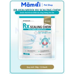 Bánh Gặm Chăm Sóc Răng Dr.Healmedix RX Scaling Chew 150g Cho Chó | Snack Nhai Hỗ Trợ Giảm Mảng Bám 2
