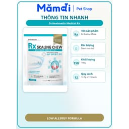Bánh Gặm Chăm Sóc Răng Dr.Healmedix RX Scaling Chew 150g Cho Chó | Snack Nhai Hỗ Trợ Giảm Mảng Bám 8