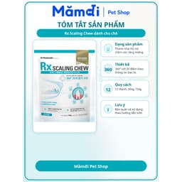 Bánh Gặm Chăm Sóc Răng Dr.Healmedix RX Scaling Chew 150g Cho Chó | Snack Nhai Hỗ Trợ Giảm Mảng Bám 9