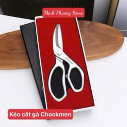 Kéo Cắt Gà Chockmen Inox Cán Thẳng/Cong 20-23.5cm – Kéo Cắt Xương, Thịt, Cá Đa Năng C447/C448
 1