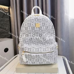 balo to, balo đi học hoạ tiết chữ MLK Size 40 Quai To cho nam và nữ kiểu dáng thời trang đa năng tiện dụng 2