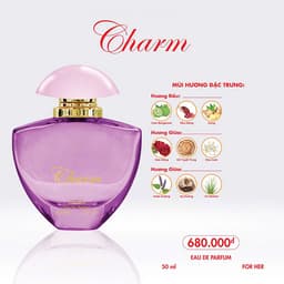 Nước hoa nữ Charm - TRẺ TRUNG VÀ SANG TRỌNG (50ML) 5