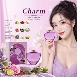 Nước hoa nữ Charm - TRẺ TRUNG VÀ SANG TRỌNG (50ML) 4