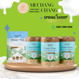 [CHÍNH HÃNG] Sữa công thức cừu Spring Sheep New Zealand lon 800gr và túi 850gr cho bé 4