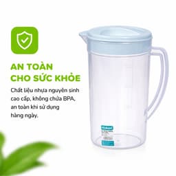 Bộ Ca Nhựa Dung Tích Lớn 2500ml Kèm 4 Cốc Tiện Dụng Cho Mọi Không Gian GD369 6