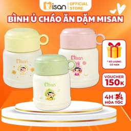 Bình Đựng Cháo Giữ Nhiệt Inox MISAN Cho Bé, Bình Đựng Canh Thức Ăn Văn Phòng 1