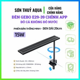 Đèn LED Thủy SinhNa Nano E29 / E39 Điều Khiển APP Bluetooth - Cho Bể Cá Cảnh, Chỉnh 14 Chế Độ Màu 3