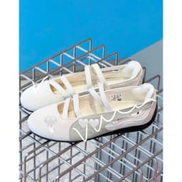 [HÀNG SC_FULLBOX] Giày thể thao Sp.eed.cat Ballet trắng kem. Giày Sneaker Ballet búp bê trắng kem xám nữ tính dễ phối 6