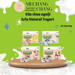[GIÁ CỰC TỐT] Sữa chua Arla đủ vị tự nhiên, xoài, cherry, dâu cho bé từ 1y+ 4