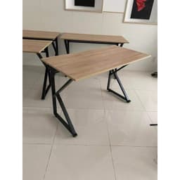 Bàn làm việc chân chữ K chắc chắn 120x60 cao 75cm chân sắt mặt gỗ mdf 17ly 2