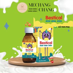 [CHÍNH HÃNG - DATE 2028] Canxi sinh học dạng nước Bestical bổ sung Canxi và vitamin d3k2 vị dâu chai 120m 4