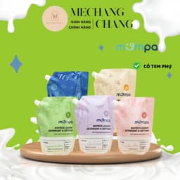 [GIÁ CỰC TỐT - HÀNG CHÍNH HÃNG] Nước giặt Mompa Organic công nghệ Enzime tẩy sạch vết bẩn cứng đầu túi 2L 3