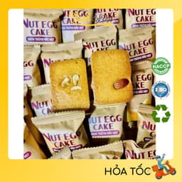 Bánh Trứng Rắc Hạt Công Tuyền Nut Egg Cake 220g 5