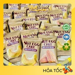 Bánh Trứng Rắc Hạt Công Tuyền Nut Egg Cake 220g 2