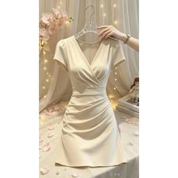 Đầm Bigsize Nữ Tú Mỡ Thiết Kế Kiểu Eo Nhún,Trẻ Trung Đi Làm Dạo Phố Đủ Size 45-80kg DA0503 4