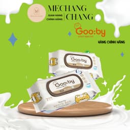 Khăn ướt Gooby Premium cao cấp chính hãng mềm, k mùi, dai, an toàn cho bé 4