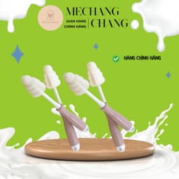 Cọ mút xốp cọ rửa núm ti bình sữa GROSMIMI Hàn Quốc 4