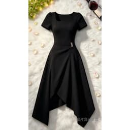 Đầm Bigsize Nữ Tú Mỡ Thiết Kế Kiểu Tà Chéo,Trẻ Trung Đi Làm Dạo Phố Đủ Size 45-80kg DA0514 4
