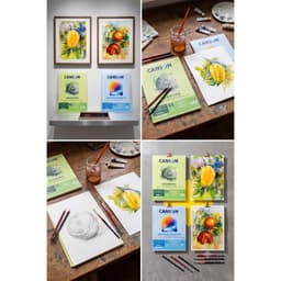 Sổ Vẽ Mỹ Thuật Canson Gáy Keo 160gsm/224gsm - Sketchbook Giấy Vẽ Cao Cấp Chính Hãng 4