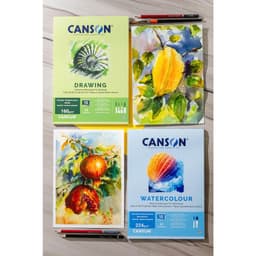 Sổ Vẽ Mỹ Thuật Canson Gáy Keo 160gsm/224gsm - Sketchbook Giấy Vẽ Cao Cấp Chính Hãng 3
