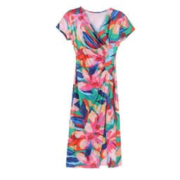 Đầm Bigsize Nữ Tú Mỡ Thiết Kế Kiểu Sặc Sỡ,Trẻ Trung Đi Làm Dạo Phố Đủ Size 45-80kg DA0511 4
