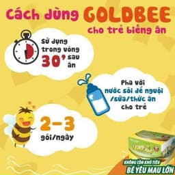 [Chính hãng date mới] Cốm vi sinh GOLDBEE kích thích tiêu hoá, giúp ăn ngon sp của Viện Pasteur- Bộ y tế 4