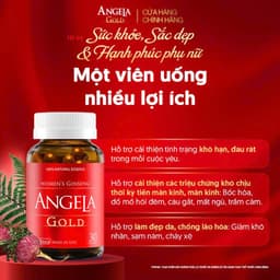 Viên Uống ANGELA GOLD Hỗ Trợ Sức Khỏe, Nội Tiết Tố, Đẹp Da Và Sinh Lý Nữ Từ Mỹ 2
