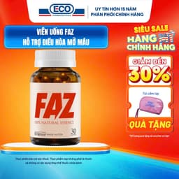 Hộp 30v - Viên Uống FAZ Ecogreen Hỗ Trợ Giảm Mỡ Máu, Điều Hòa Tim Mạch 1