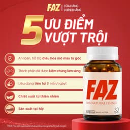 Hộp 30v - Viên Uống FAZ Ecogreen Hỗ Trợ Giảm Mỡ Máu, Điều Hòa Tim Mạch 7