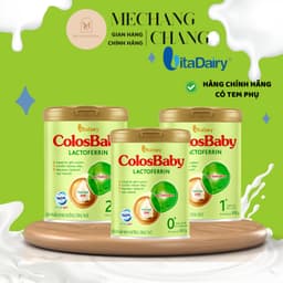 [CHÍNH HÃNG] Sữa Colosbaby Lactoferin đủ số 0+1+2+ 800gr Vitadairy hỗ trợ tiêu hóa đề kháng 4