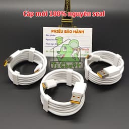 [Chính Hãng] Cáp OPPO SuperVOOC 2.0 Sạc Siêu Nhanh 6.5A 50W 65W 67W Type-C ZIN USB chân 2 tầng Lõi Vàng 2