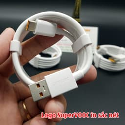[Chính Hãng] Cáp OPPO SuperVOOC 2.0 Sạc Siêu Nhanh 6.5A 50W 65W 67W Type-C ZIN USB chân 2 tầng Lõi Vàng 3